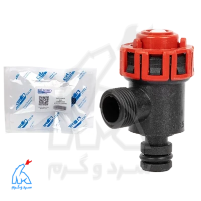 شیر اطمینان آریستون طرح بیترون در کنار بسته‌بندی