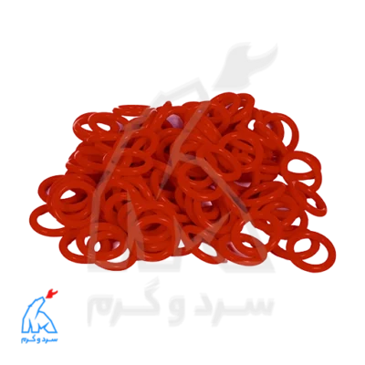 اورینگ سیلیکونی پشت‌ پمپ 4×25 - 100 عددی
