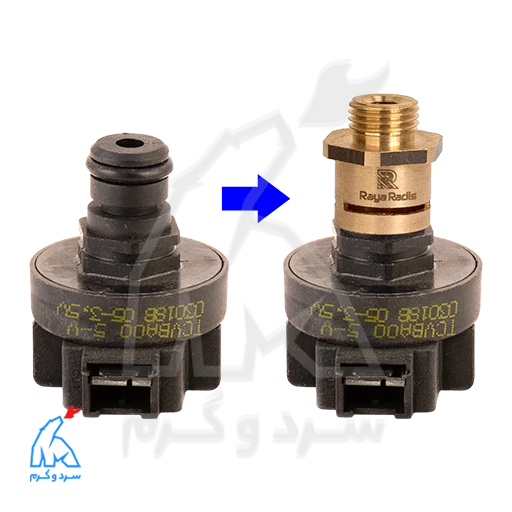 تبدیل ترانسدیوسر اورینگی به رزوه