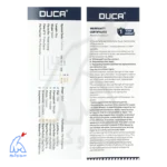 برگ گارانتی و مشخصات مبدل ثانویه آریستون 12 پلیت سطح صاف - دوکا DUCA