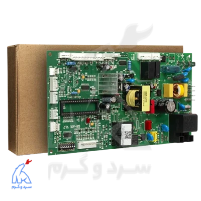 برد پکیج گلدیران پایونیر / پرستیژ در کنار جعبه