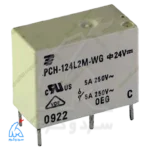 رله پکیجی تایکو 24 ولت 5 آمپر 4 پایه TYCO PCH-124L2M-WG