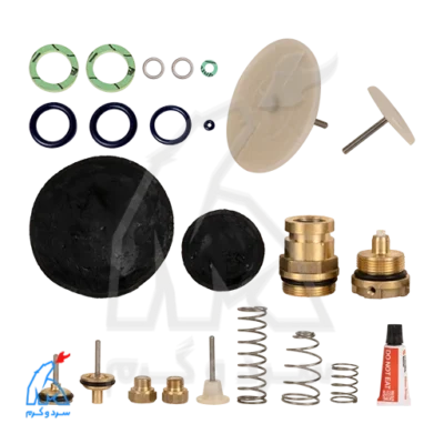 کیت تعمیر برنجی پکیج BAXI باکسی 15 پارچه دیافراگمی
