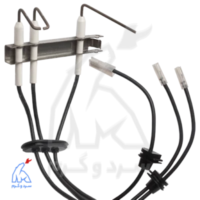 الکترود جرقه زن و حسگر سه شاخه Viessmann ویزمن کامل