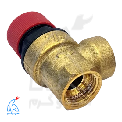 شیر اطمینان برنجی 1/2 داخل رزوه - BOILER FIX 3