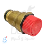 شیر اطمینان برنجی فیتینگی - نواسفر novasfer 4007 4