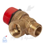 شیر اطمینان برنجی رزوه‌ای - نواسفر novasfer 4000 2