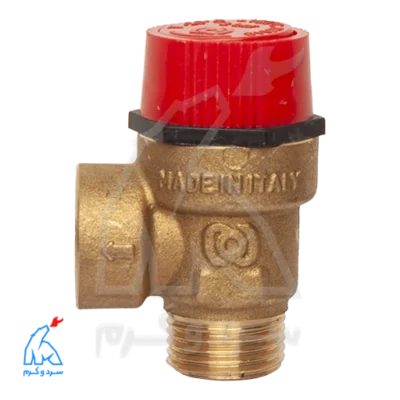 شیر اطمینان برنجی رزوه‌ای - نواسفر novasfer 4000