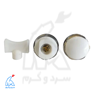 کیت سه تکه شیر هواگیری، درپوش، آچار رادیاتور